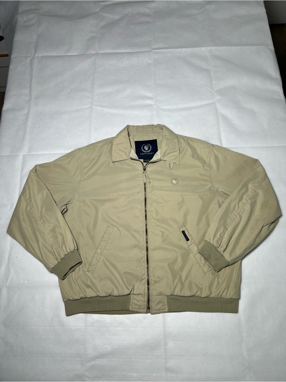 vintage‎ Caesars embroidered logo bomber jacket